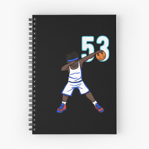 Item preview, Cool Basketball Baller Bball Player Number 53 Blue White Team School League Sports Tournament designed and sold by VollLaser.