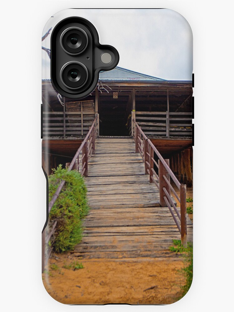 Thumbnail 1 of 4, iPhone Case, Shearing Shed, Kinchega National Park, NSW, Australia designed and sold by RICHARDW.