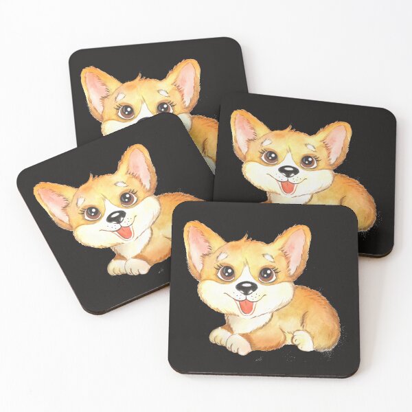 Item preview,  Cute Smiling  yellow welsh corgi dog breed designed and sold by remonss.