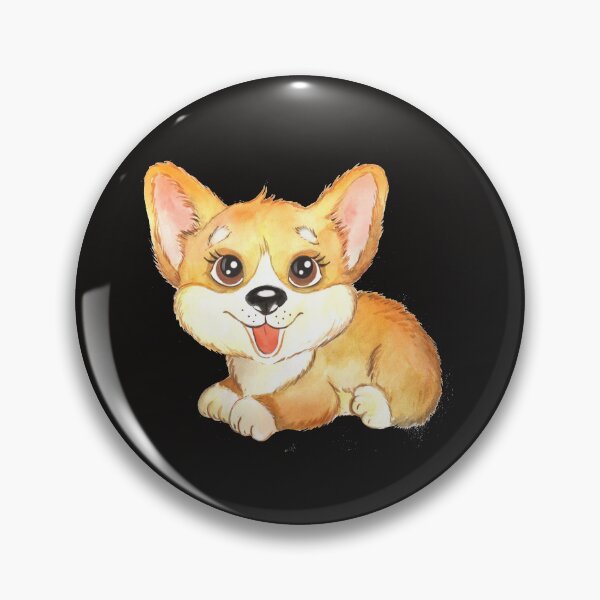 Item preview,  Cute Smiling  yellow welsh corgi dog breed designed and sold by remonss.