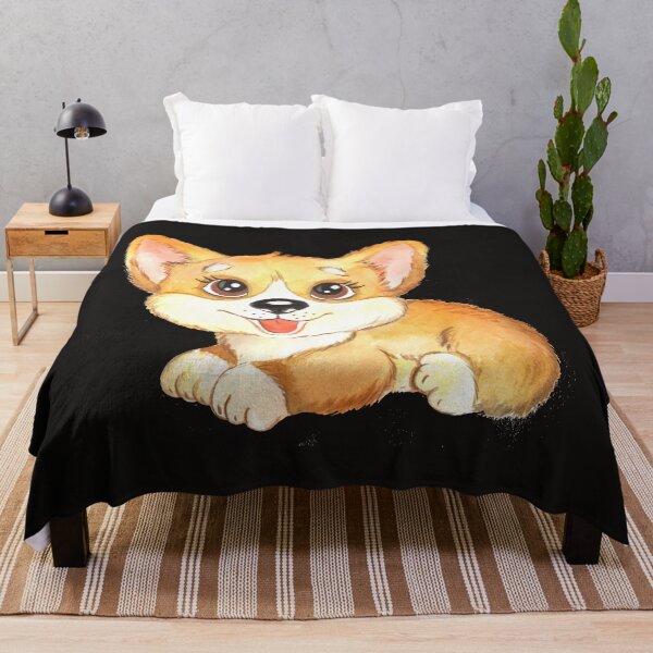 Item preview, Cute Smiling yellow welsh corgi dog breed designed and sold by remonss.