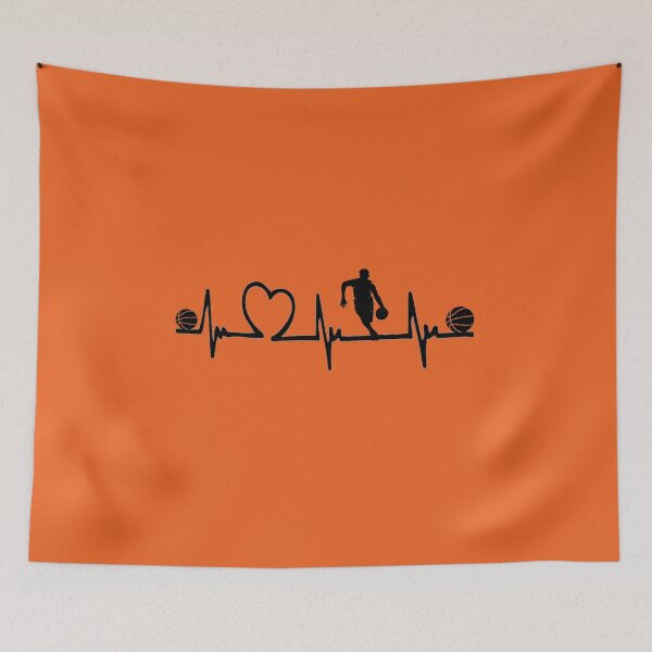 Item preview, Heartbeat Basketball Basketball Lovers Cool Trendy Gift For Basketball Lovers Basketball Fan Basketball Player Basketball Team Basketball Coach designed and sold by imad68.