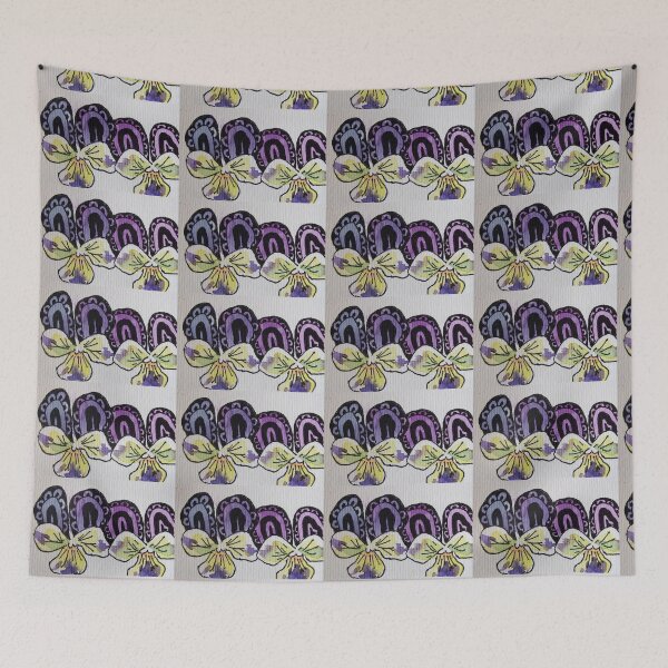 Item preview, Abstract Purple Viola Watercolor Painting designed and sold by Sarah  Rajkotwala.