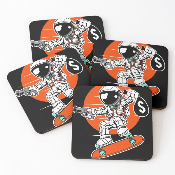 Artikelvorschau, Astronauten-Longboard entworfen und verkauft von obviouslogic.