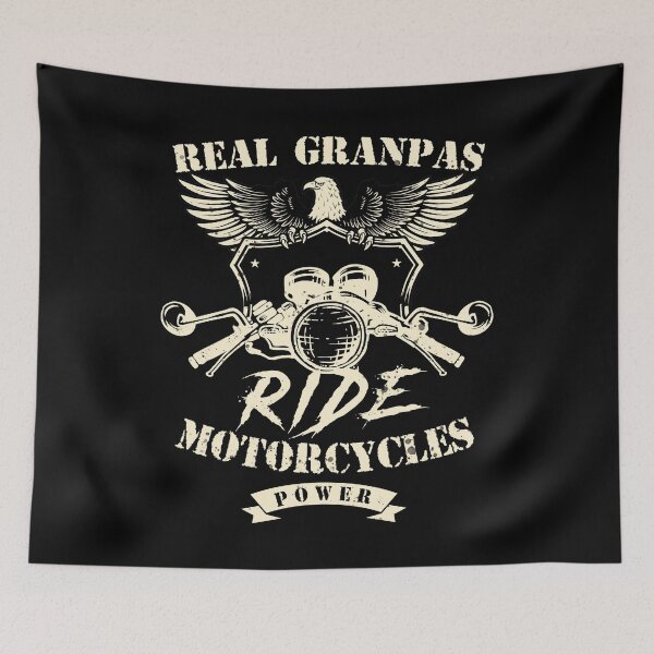 Item preview, Real grandpas ride motorcycles designed and sold by jorgeurbina.