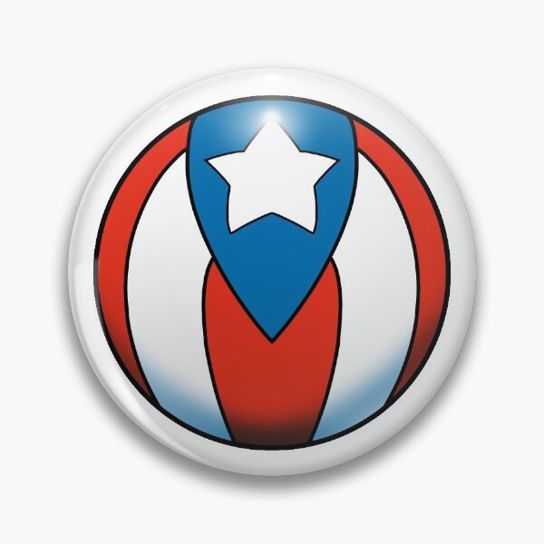 Item preview, Boricua round designed and sold by HAHillustration.