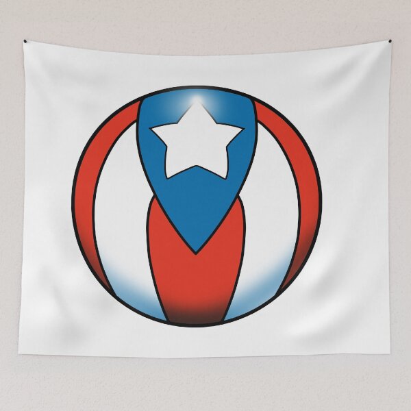 Item preview, Boricua round designed and sold by HAHillustration.