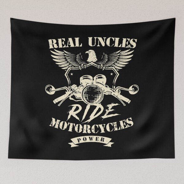 Item preview, Real uncles ride motorcycles designed and sold by jorgeurbina.