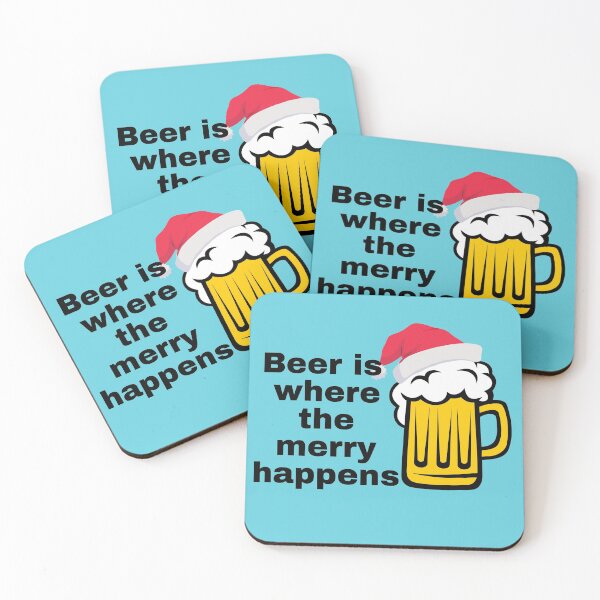 Item preview, Beer is where the merry happens designed and sold by stelsanc.