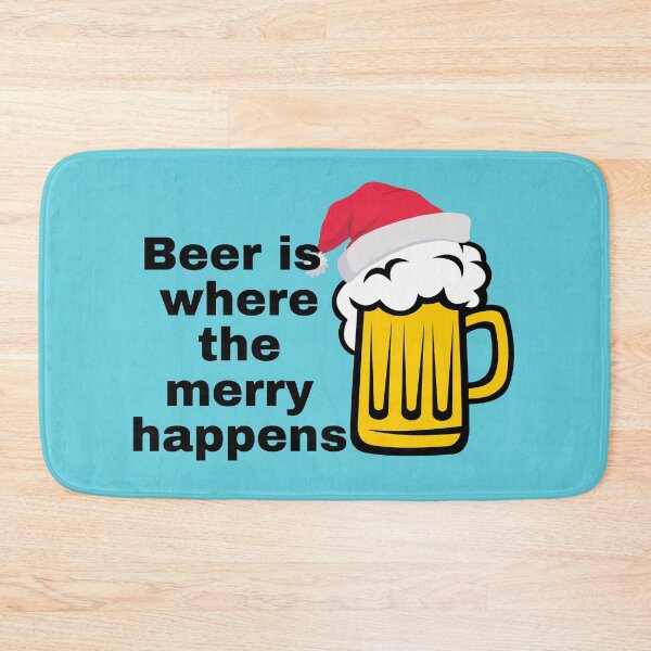 Item preview, Beer is where the merry happens designed and sold by stelsanc.