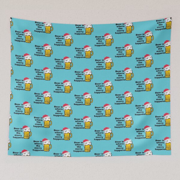 Item preview, Beer is where the merry happens designed and sold by stelsanc.