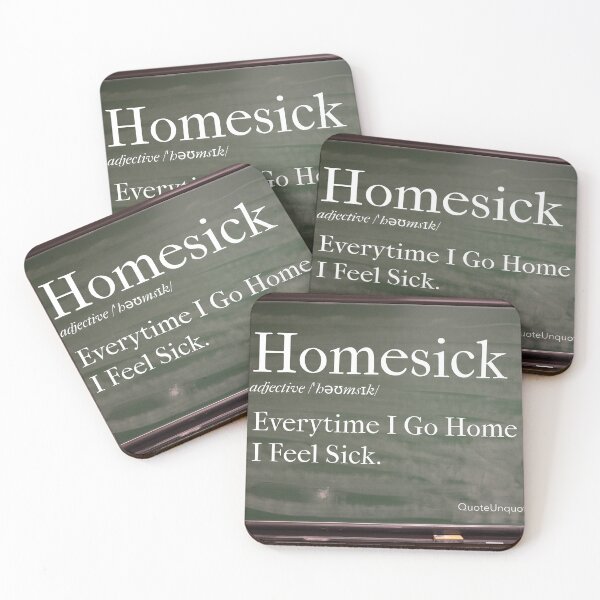 Item preview, Blackboard Homesick designed and sold by LondonRockCity.