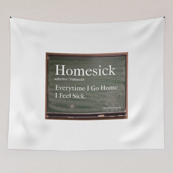 Item preview, Blackboard Homesick designed and sold by LondonRockCity.