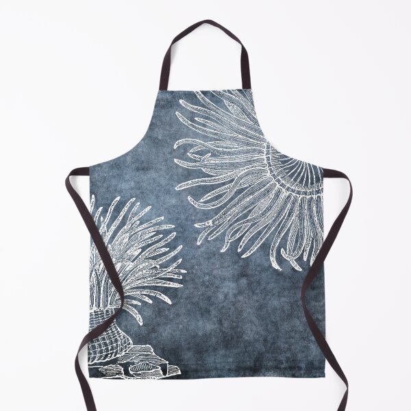 Item preview, Vintage Ocean Life I - Faded Denim Twilight Blue Vintage Sea Anenome Watercolor designed and sold by SilverSpiral.
