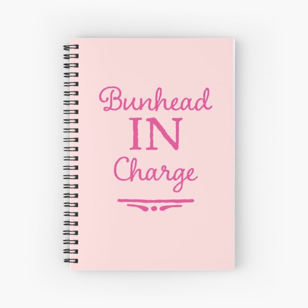 Ballet Teacher Gift - Bunhead in Charge Spiral Notebook