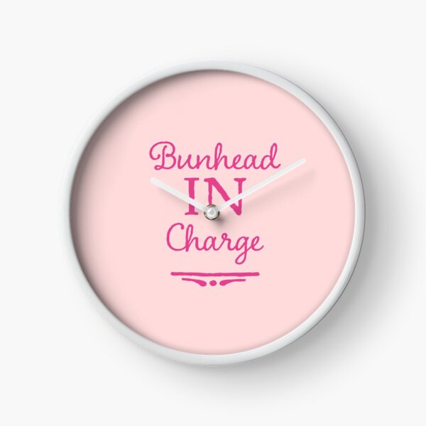 Ballet Teacher Gift - Bunhead in Charge Clock