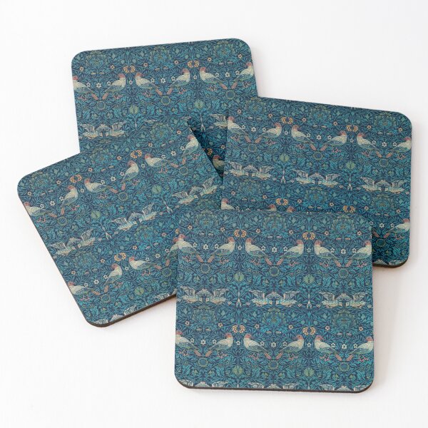 Bird par William Morris Dessous de verre (lot de 4)