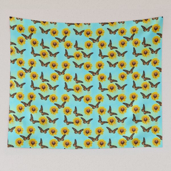 Item preview, Sunflowers and Butterflies designed and sold by DesertG.