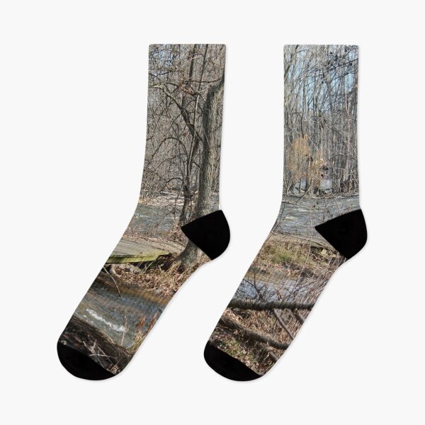 Item preview, Boardwalk along rushing River designed and sold by Susie Kramer.
