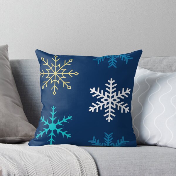 Item preview, Magic Snowflakes Navy Blue Christmas 2021 designed and sold by natalisdesign.