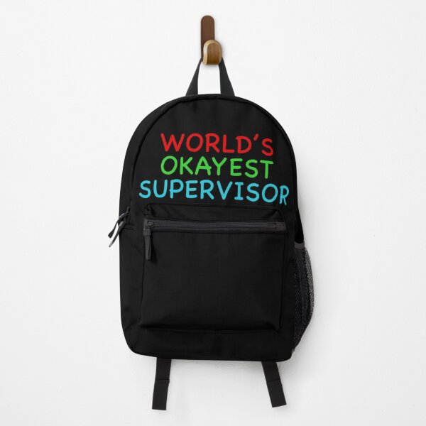 Item preview, Worlds Okayest Supervisor Funny Quote designed and sold by popculturechick.