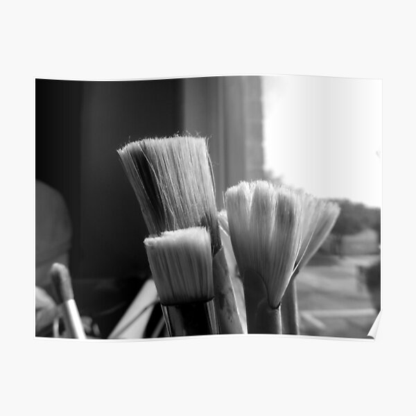Artist Paint Brushes Poster