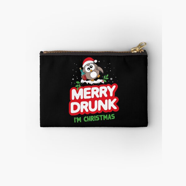 Item preview, Celebrating Christmas Drunk Beer Funny Sayings designed and sold by teeseeds.