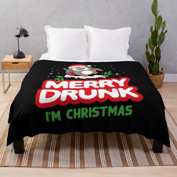 Item preview, Celebrating Christmas Drunk Beer Funny Sayings designed and sold by teeseeds.