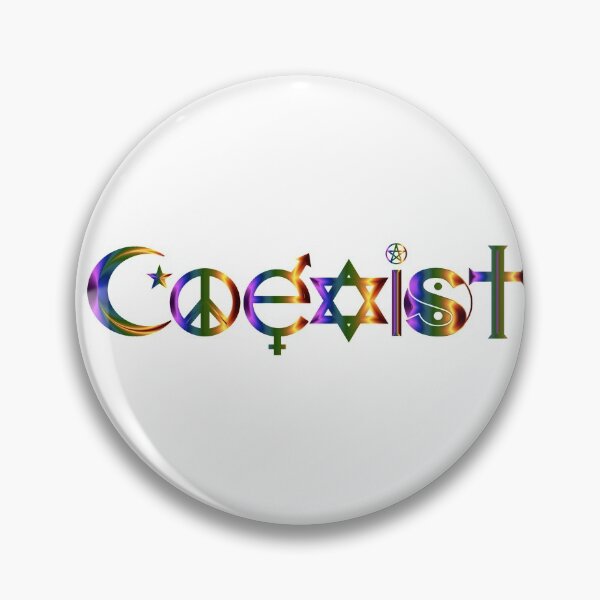 Item preview, Coexist Multi-Color designed and sold by The Cottage Cauldron.