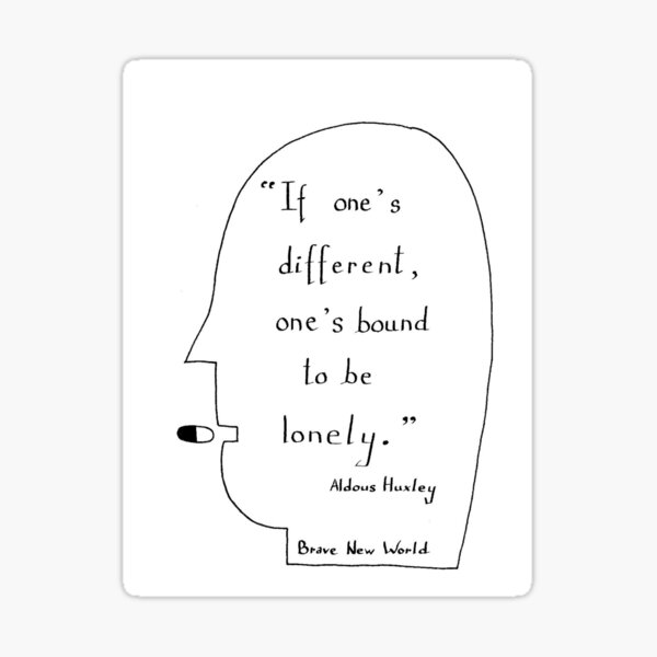 Item preview, Aldous Huxley LONER designed and sold by ArtWithHearts11.