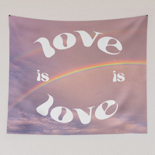 Item preview,  'Love Is Love' Vintage Rainbow  designed and sold by Amelia Jacqueline.