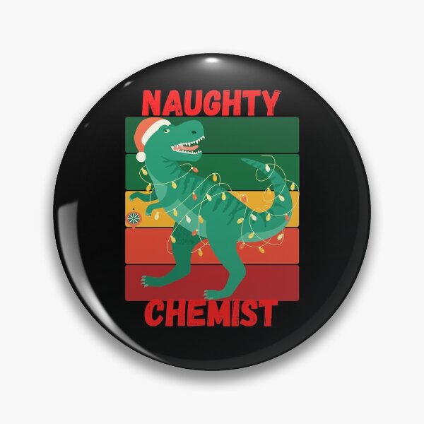 Item preview, T REX CHRISTMAS TREE LIGHTS NAUGHTY CHEMIST  CHEMISTRY designed and sold by Hippiesole.