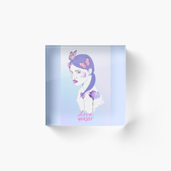 Love Yourself Acrylic Block