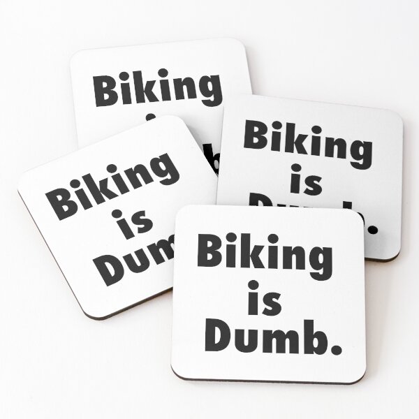 Item preview, Biking Is Dumb designed and sold by WillyP08.