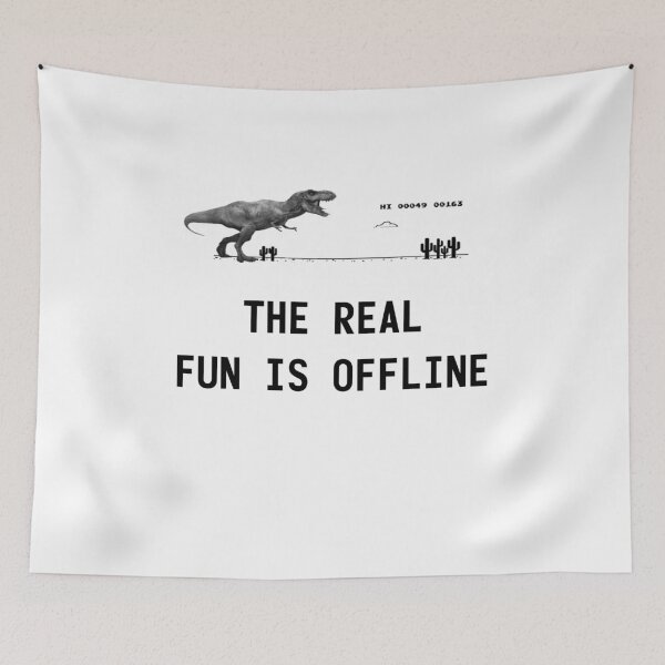 Item preview, Trex Cactus Offline, The Real Fun Is Offline  designed and sold by youssefattigui.