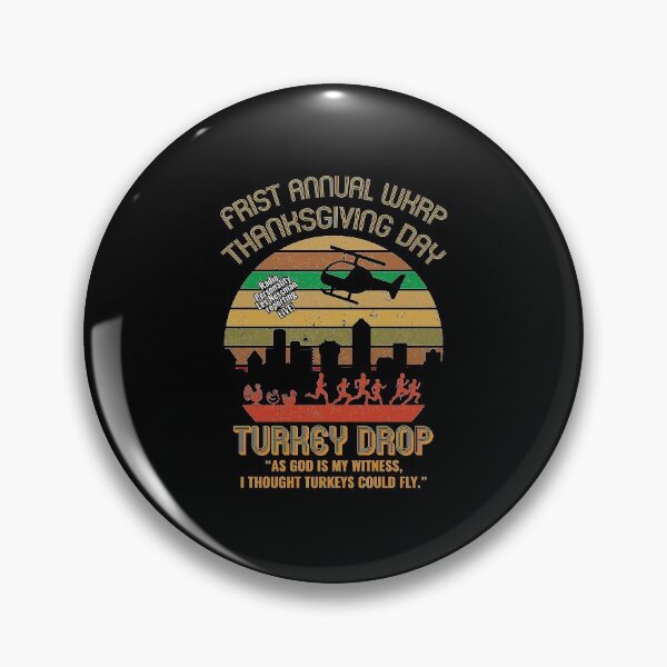 Item preview, Funny Turkey Thanksgiving Day Shirt Wkrp-Turkey-Drop Vintage designed and sold by hasanmasud.