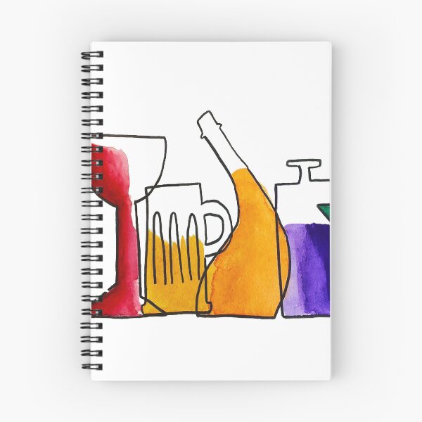 Item preview, The Bar, Bottles, glasses, drinks designed and sold by Jenie Yolland.