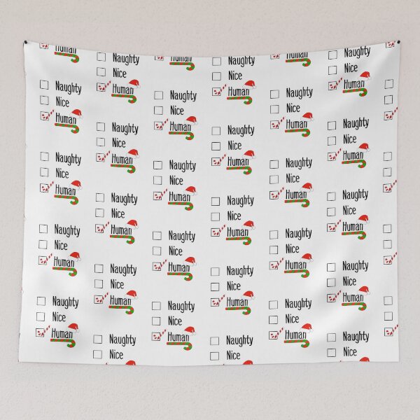 Item preview, Santa's List Nice Naughty Human designed and sold by champagnemoment.