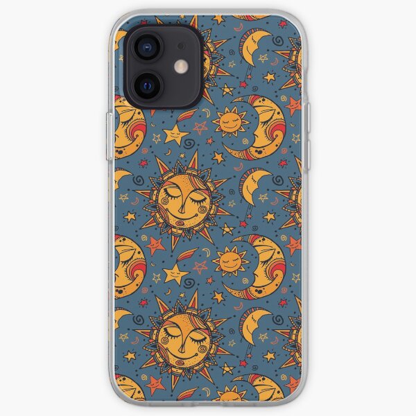 Sun Moon and Stars iPhone Soft Case