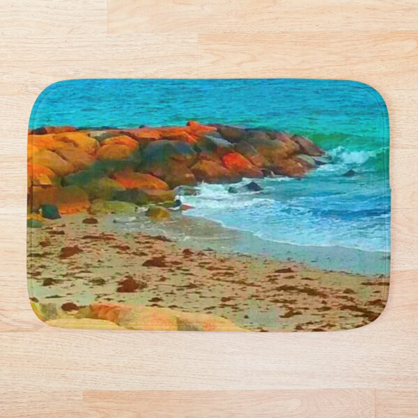 Item preview,  Sunny day on a rocky ocean beach designed and sold by Tee247.