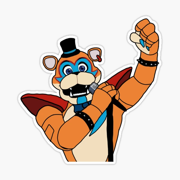 Freddy Fazbear Sticker for Sale by DragonessAnim