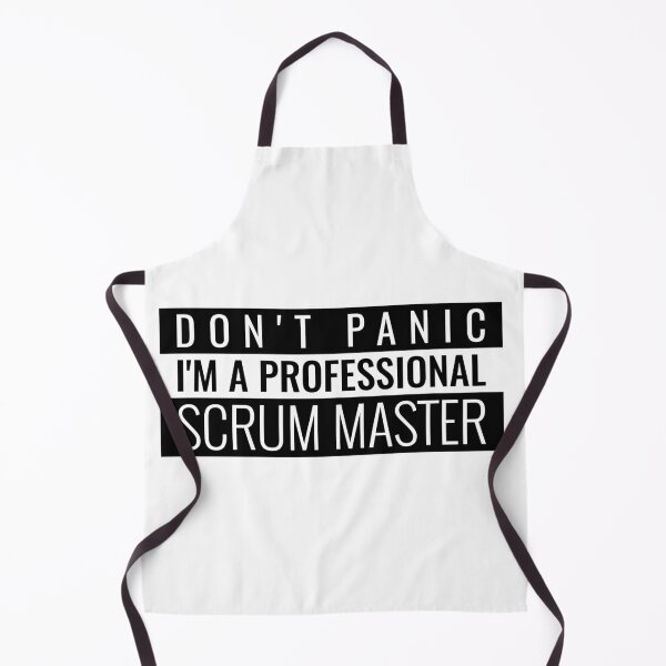 Item preview, "Don't panic I'm a professional scrum master" designed and sold by Salma Satya & Co.