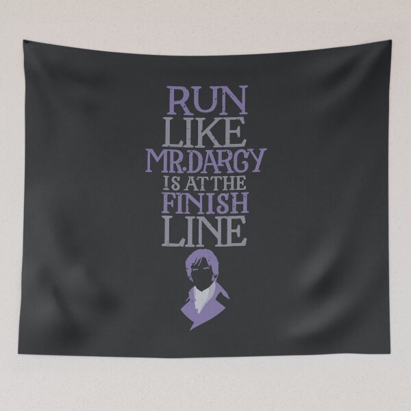 Item preview, Run Like Mr Darcy is at the Finish Line designed and sold by polliadesign.