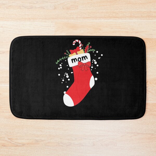 Item preview, Christmas Stocking With Mom Label designed and sold by leBoosh-Designs.