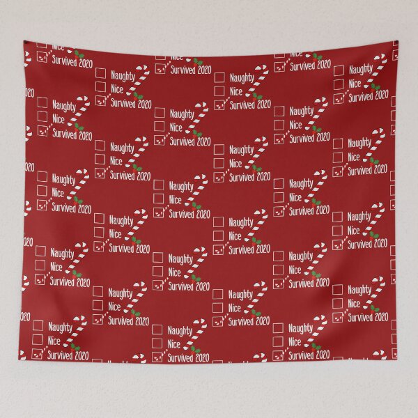 Item preview, Christmas Nice Naughty Survived 2020  designed and sold by champagnemoment.