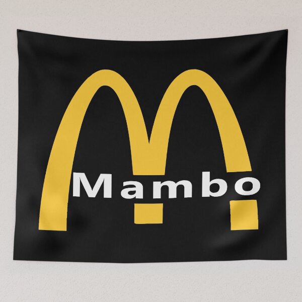 Item preview, McMambo Mambo Salsa Black Outlined Design designed and sold by 108dragons.