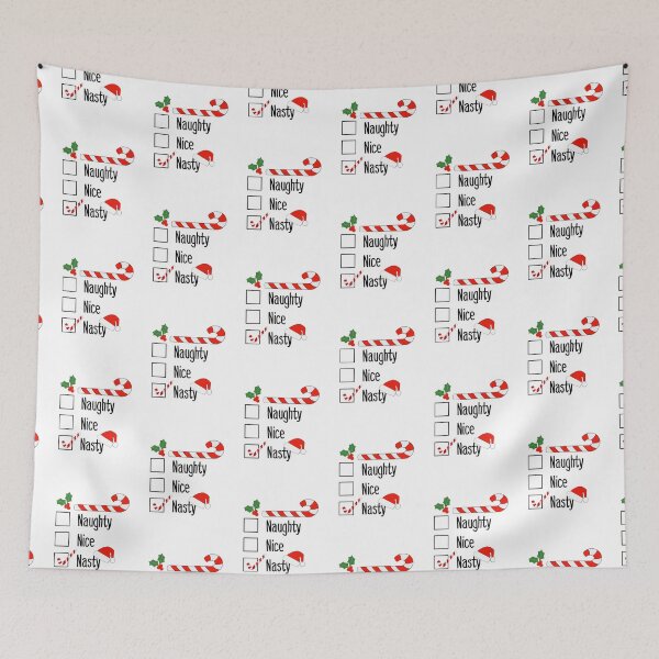 Item preview, Santa's Checklist Nice Naughty Nasty  designed and sold by champagnemoment.