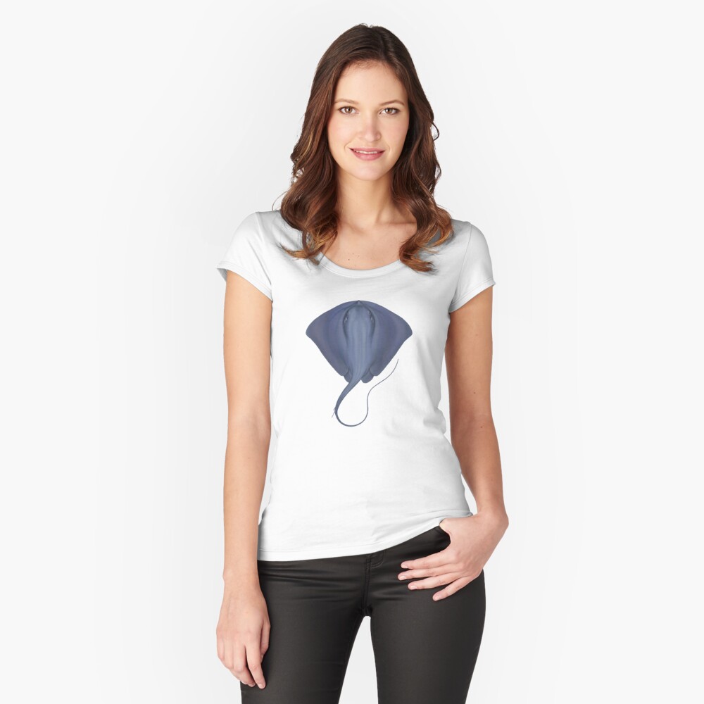Item preview, Fitted Scoop T-Shirt designed and sold by NINUNO.