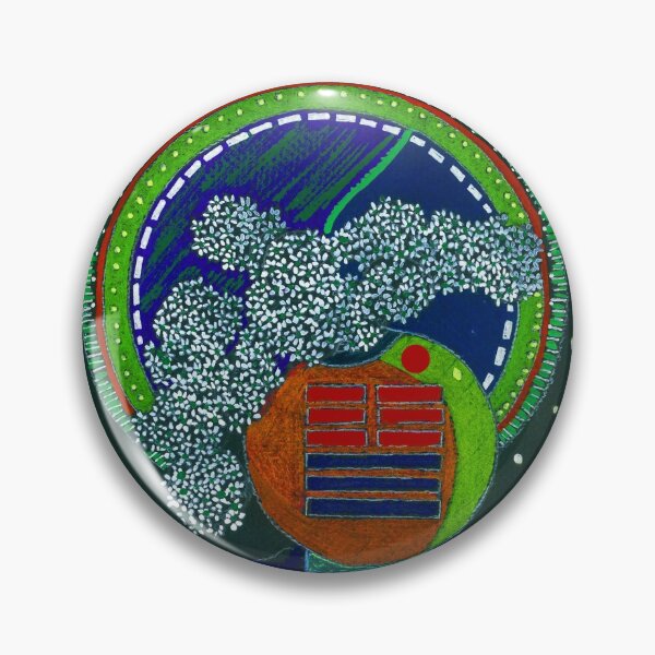 Item preview, Dotted Chinese Vase Image designed and sold by whimsicalart.
