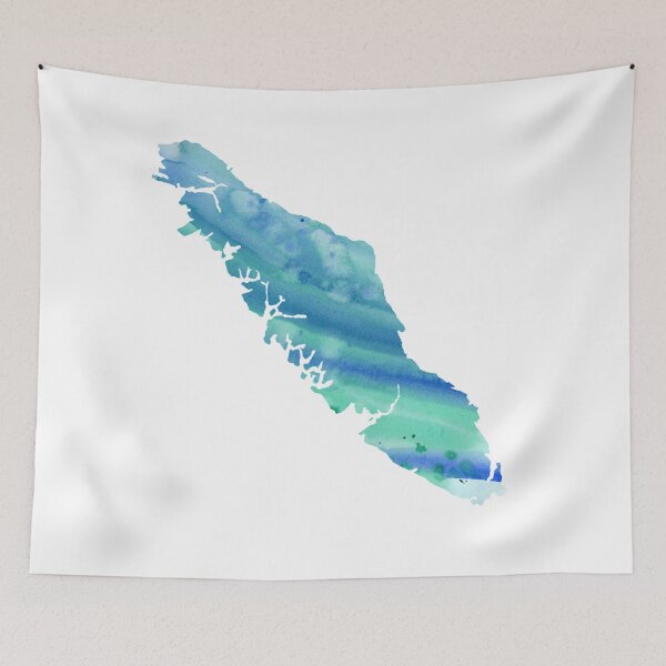 Item preview, Watercolour Waves Vancouver Island designed and sold by K Sherman Art.